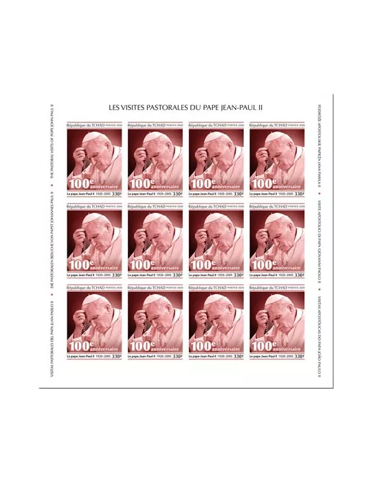 n° F2469/F2472  - Timbre TCHAD Poste