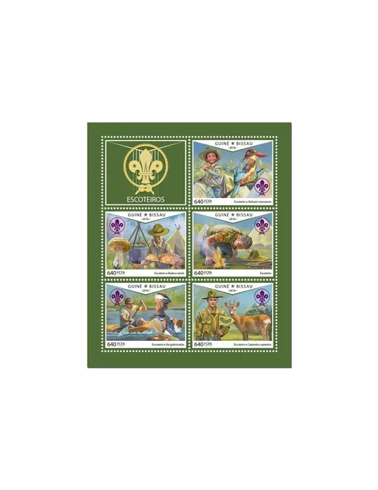 n° 7667/7671 - Timbre GUINEE-BISSAU Poste