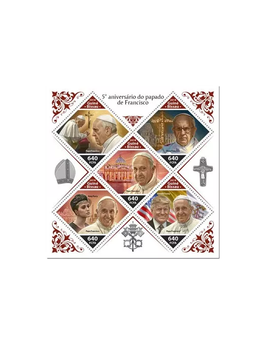 n° 7712/7716 - Timbre GUINEE-BISSAU Poste