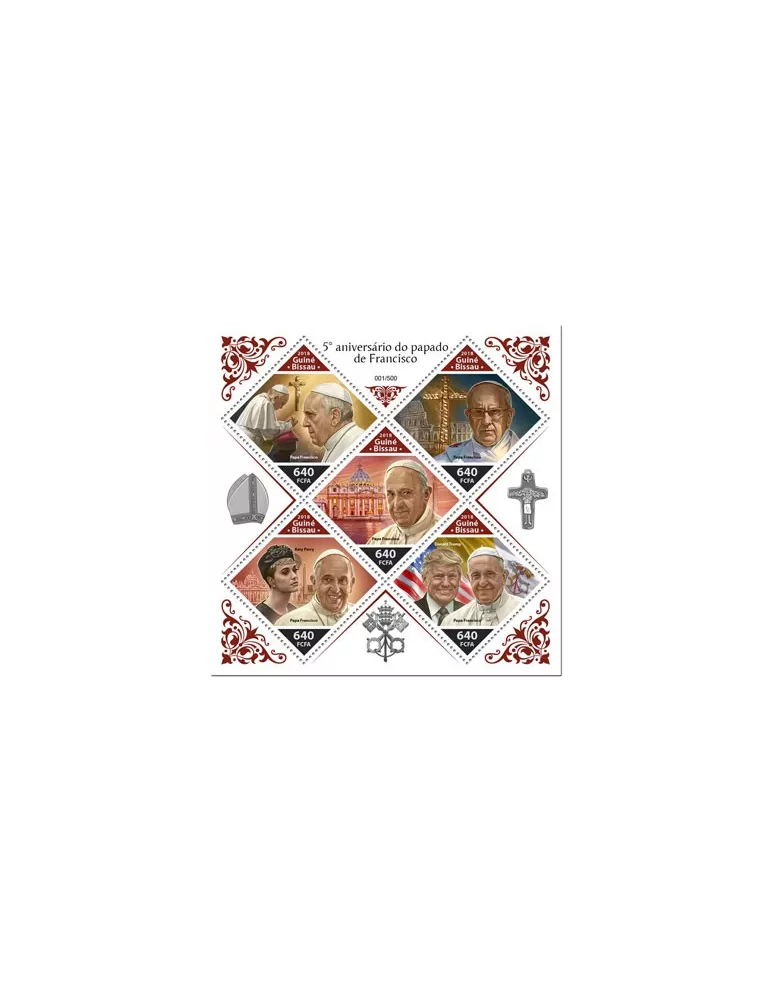 n° 7717/7721 - Timbre GUINEE-BISSAU Poste