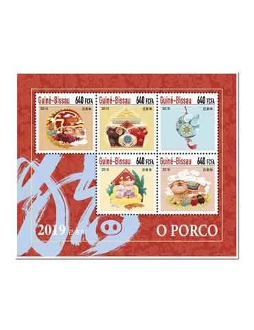 n° 7972/7976 - Timbre GUINEE-BISSAU Poste