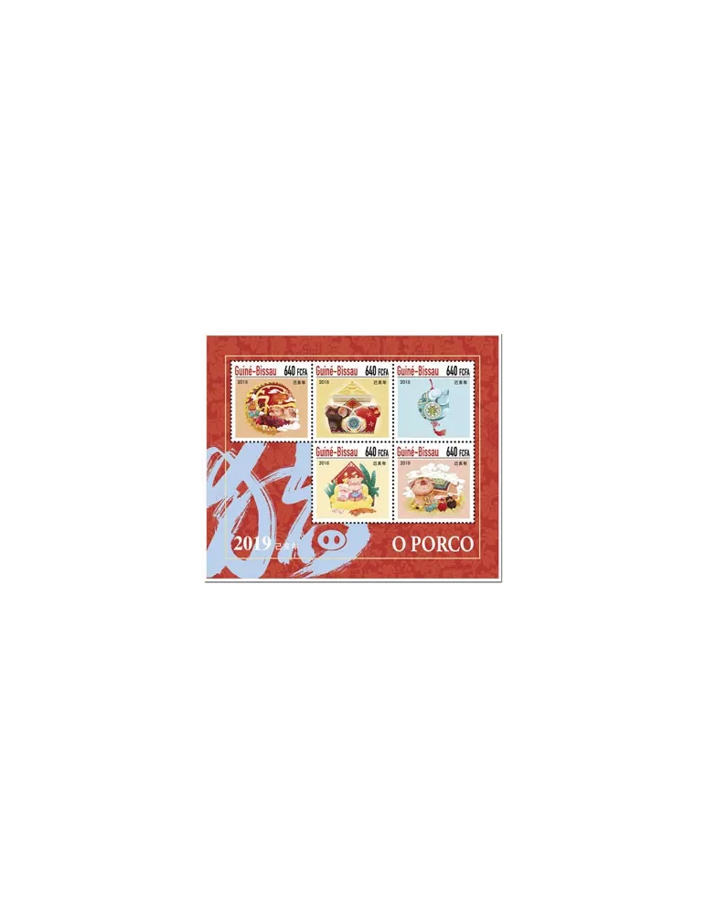 n° 7972/7976 - Timbre GUINEE-BISSAU Poste