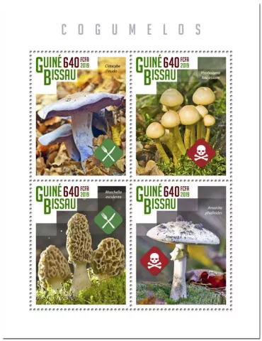 n° 8043/8046 - Timbre GUINEE-BISSAU Poste