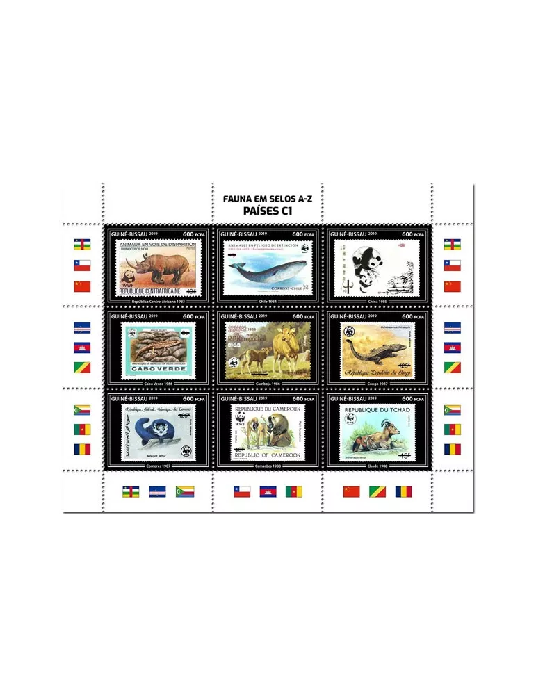 n° 8116/8124 - Timbre GUINEE-BISSAU Poste