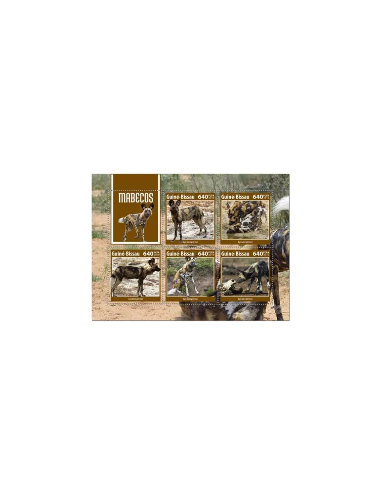 n° 8261/8265 - Timbre GUINEE-BISSAU Poste
