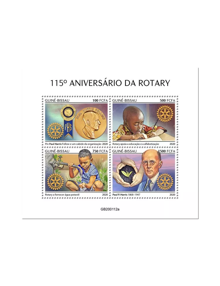 n° 8513/8516  - Timbre GUINEE-BISSAU Poste