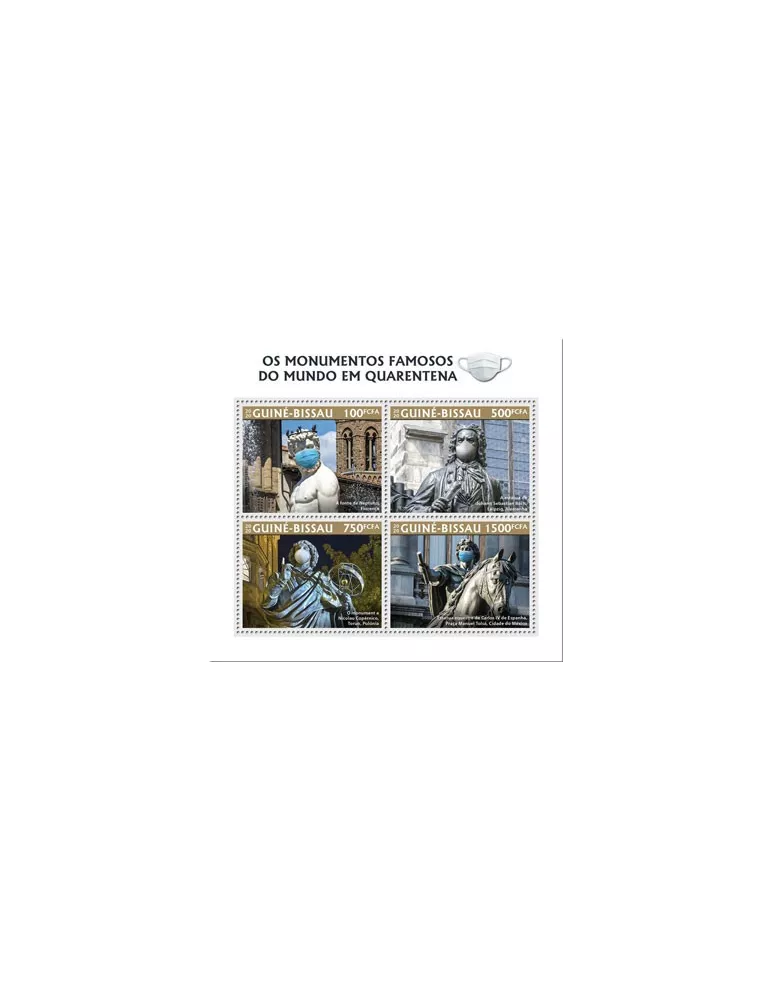 n° 8673/8676  - Timbre GUINEE-BISSAU Poste