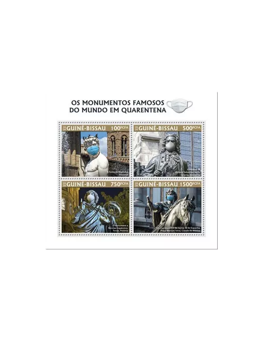 n° 8673/8676  - Timbre GUINEE-BISSAU Poste