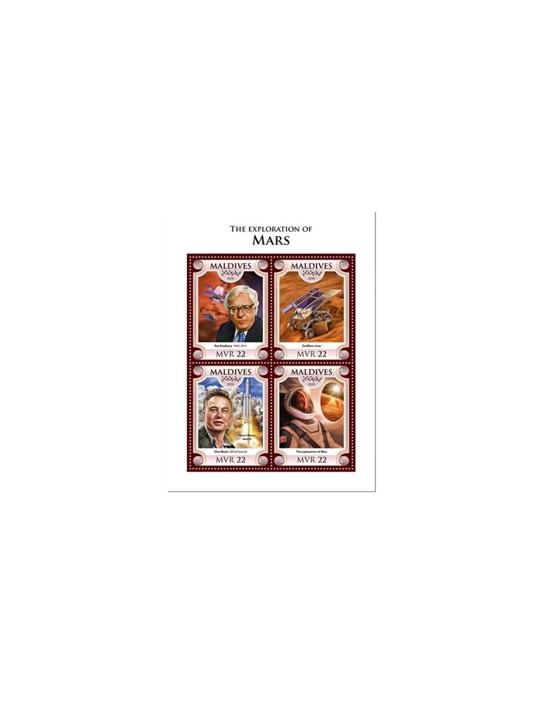 n° 6282/6285 - Timbre MALDIVES Poste
