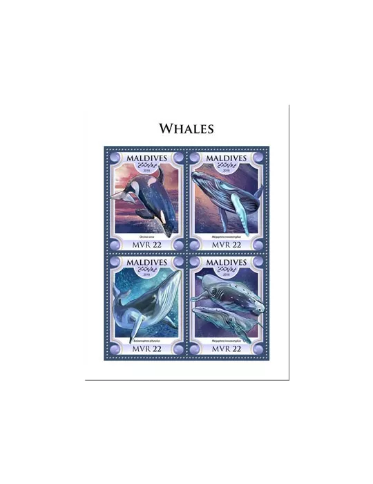 n° 6306/6309 - Timbre MALDIVES Poste