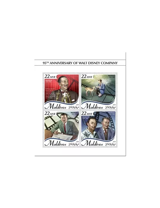 n° 6442/6445 - Timbre MALDIVES Poste