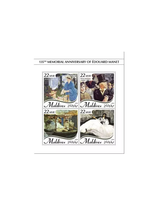 n° 6474/6477 - Timbre MALDIVES Poste