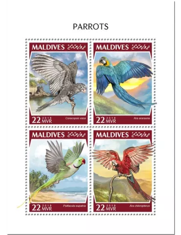 n° 6591/6594 - Timbre MALDIVES Poste