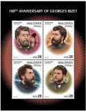 n° 6627/6630 - Timbre MALDIVES Poste