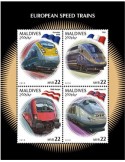 n° 6647/6650 - Timbre MALDIVES Poste