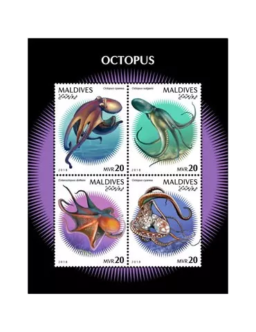 n° 6651/6654 - Timbre MALDIVES Poste
