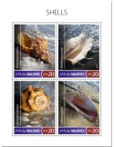 n° 6944/6947 - Timbre MALDIVES Poste