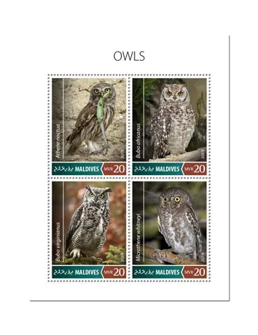 n° 6960/6963 - Timbre MALDIVES Poste