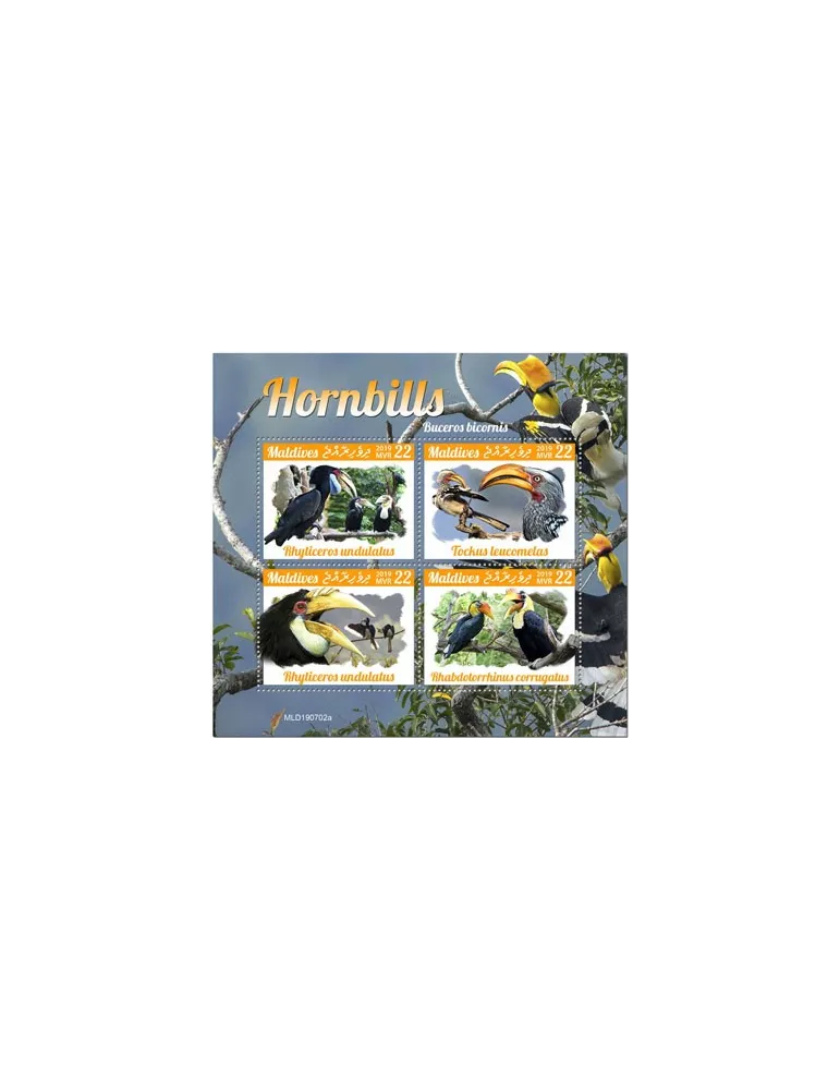 n° 7044/7047 - Timbre MALDIVES Poste