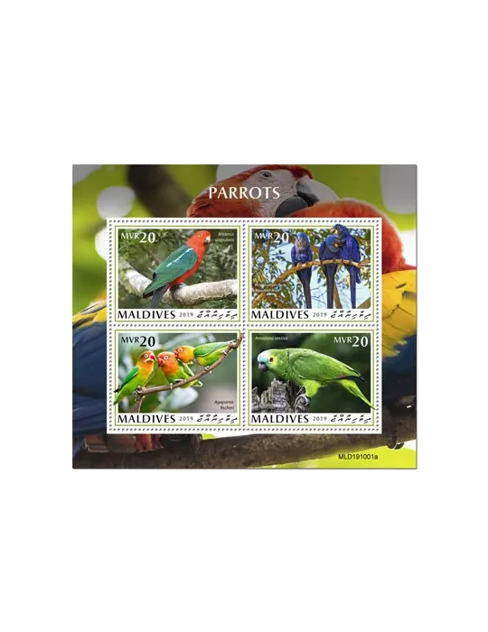 n° 7161/7164  - Timbre MALDIVES Poste