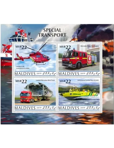 n° 7189/7192  - Timbre MALDIVES Poste