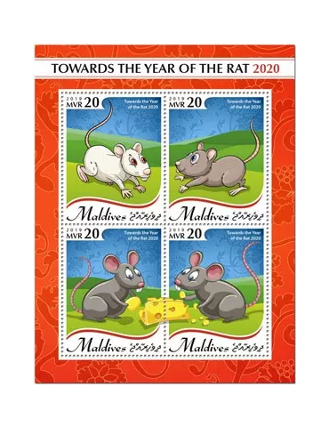 n° 7193/7196  - Timbre MALDIVES Poste