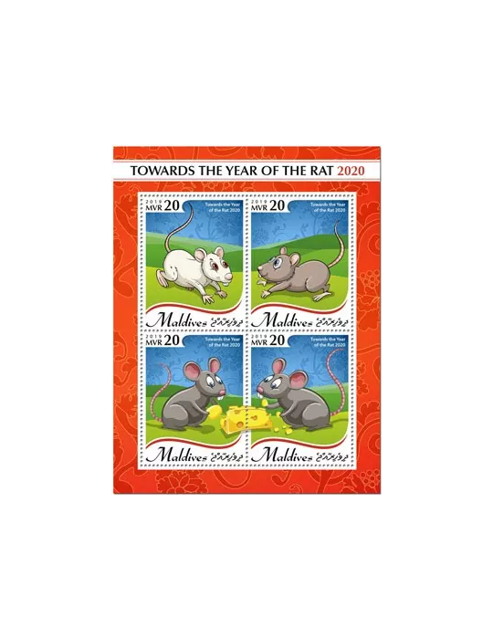 n° 7193/7196  - Timbre MALDIVES Poste