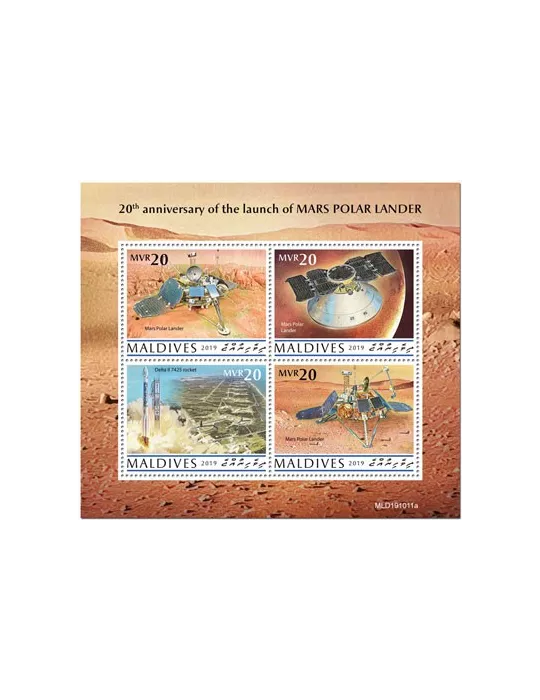 n° 7201/7204  - Timbre MALDIVES Poste