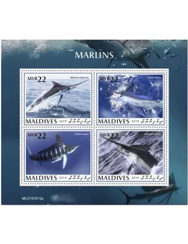 n° 7205/7208  - Timbre MALDIVES Poste