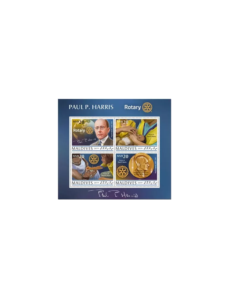 n° 7209/7212  - Timbre MALDIVES Poste