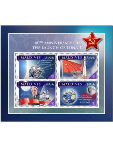 n° 7241/7244  - Timbre MALDIVES Poste