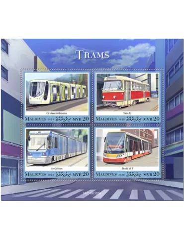 n° 7282/7285  - Timbre MALDIVES Poste