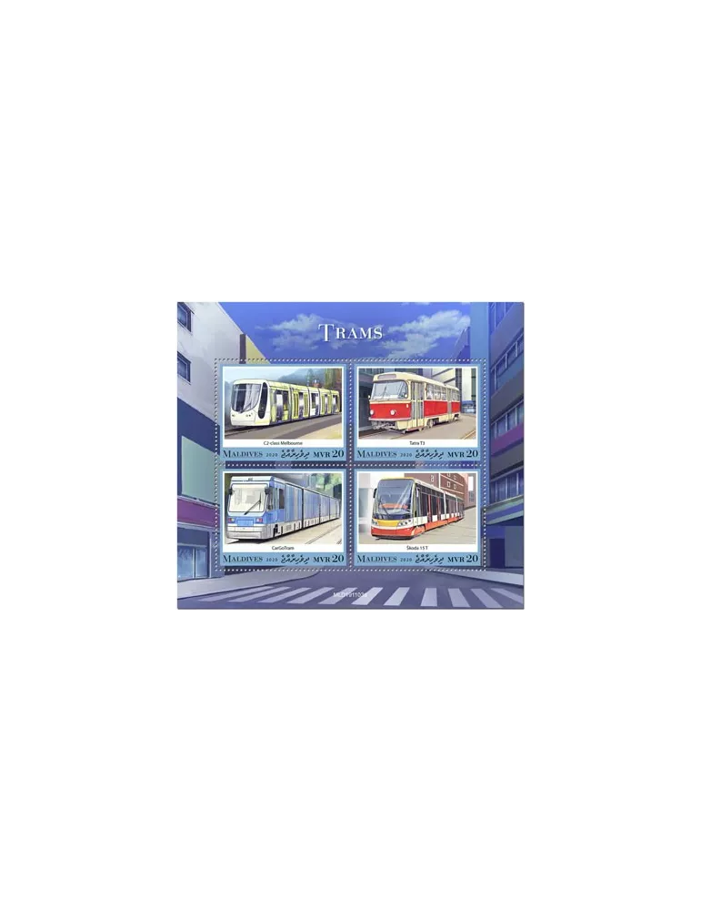 n° 7282/7285  - Timbre MALDIVES Poste