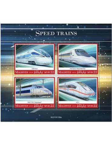 n° 7294/7297  - Timbre MALDIVES Poste