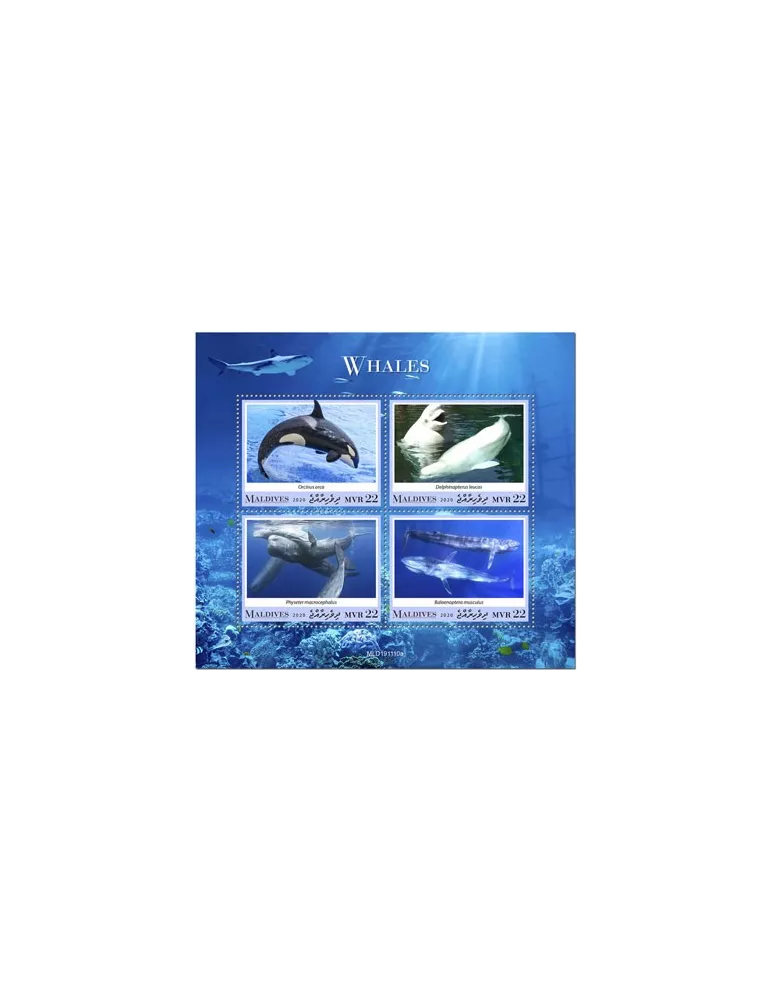 n° 7310/7313  - Timbre MALDIVES Poste