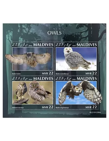 n° 7358/7361  - Timbre MALDIVES Poste