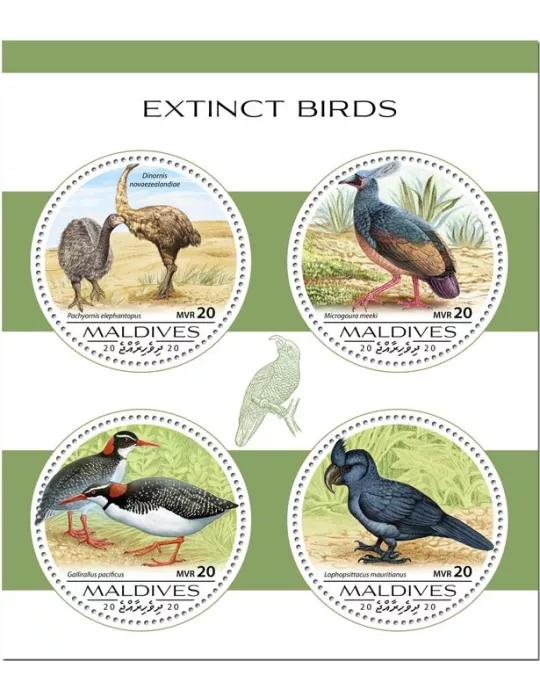 n° 7414/7417  - Timbre MALDIVES Poste