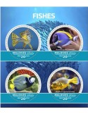 n° 7418/7421  - Timbre MALDIVES Poste