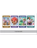 n° 7838/7841 - Timbre MOZAMBIQUE Poste