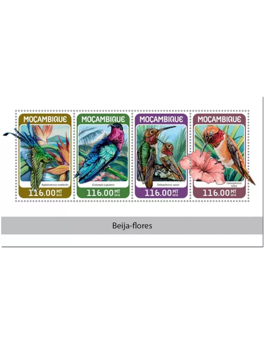 n° 7878/7881 - Timbre MOZAMBIQUE Poste