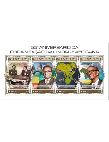 n° 8038/8041 - Timbre MOZAMBIQUE Poste