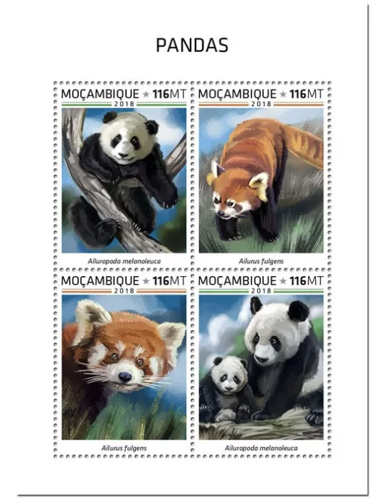 n° 8082/8085 - Timbre MOZAMBIQUE Poste