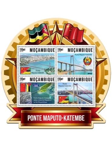 n° 8275/8278 - Timbre MOZAMBIQUE Poste