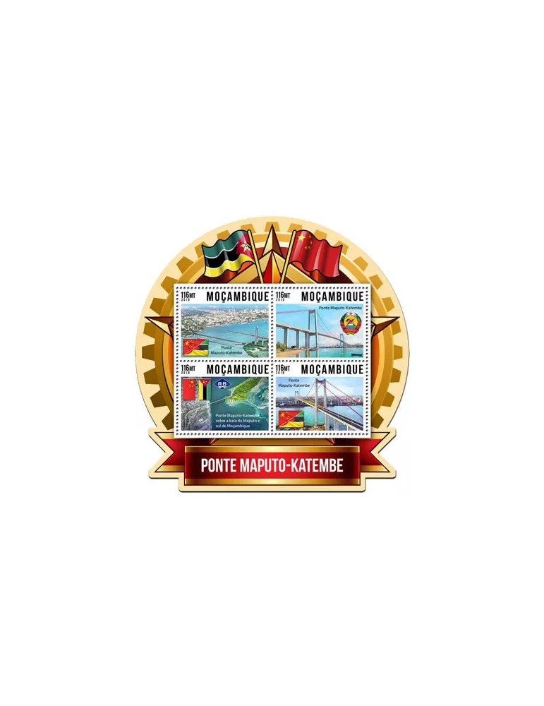 n° 8275/8278 - Timbre MOZAMBIQUE Poste