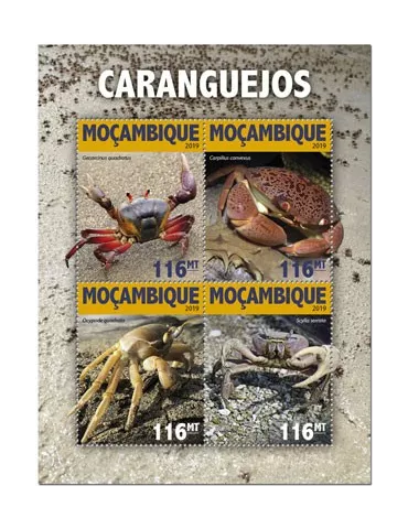 n° 8489/8492 - Timbre MOZAMBIQUE Poste