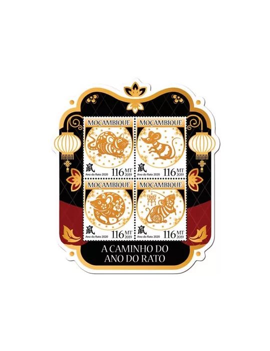 n° 8582/8585 - Timbre MOZAMBIQUE Poste