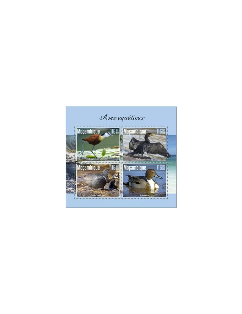n° 8706/8709 - Timbre MOZAMBIQUE Poste