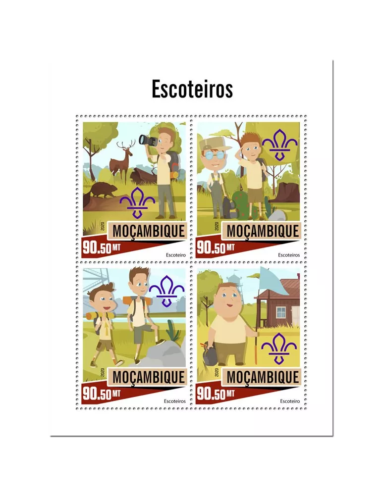n° 8874/8877  - Timbre MOZAMBIQUE Poste