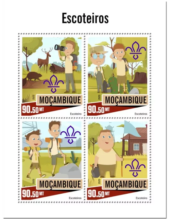 n° 8874/8877  - Timbre MOZAMBIQUE Poste