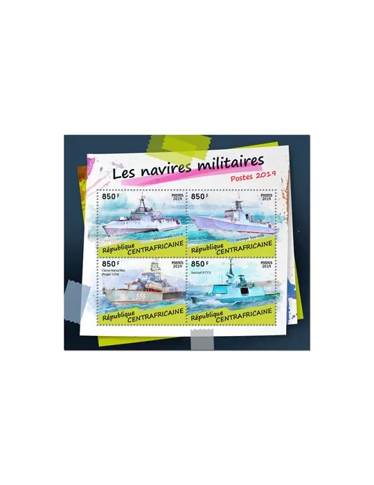 n° 6232/6235 - Timbre CENTRAFRIQUE Poste